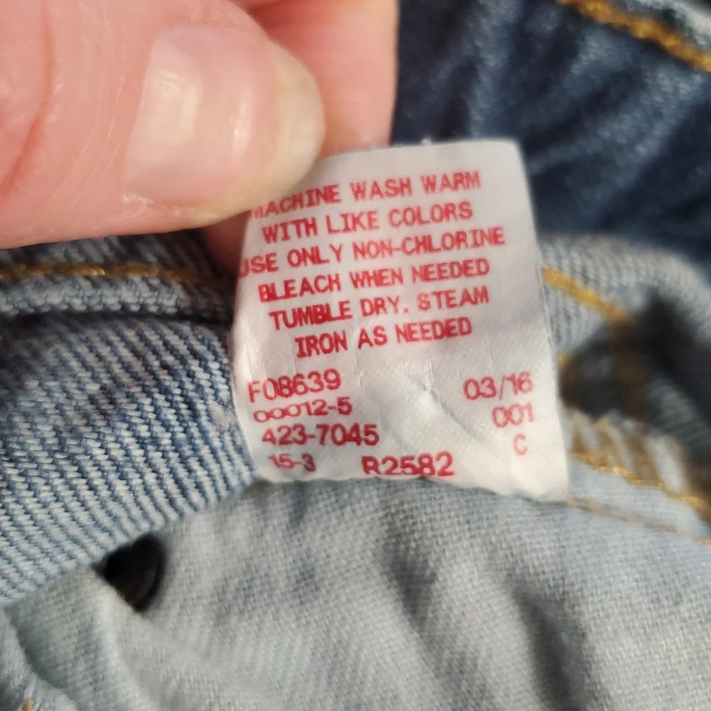 Arizona Jean Co Boys Size 18 Slim Medium Wash Straight Leg‎ Blue Denim Jeans